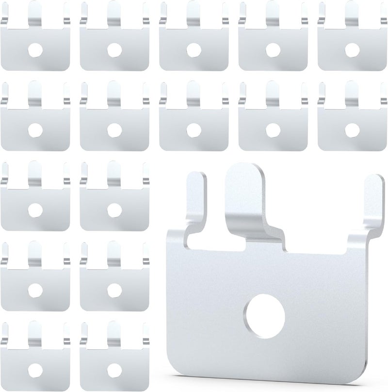 BFPeaky Metal Pegboard Hooks 50 PC - Prong Peg Board Hooks for Hanging Jewelry, Pictures & Crafts - Fits 1/4 and 1/8 Peg Board - Pegboard Clips for Workshop, Retail Display & Home Organization - Image 1